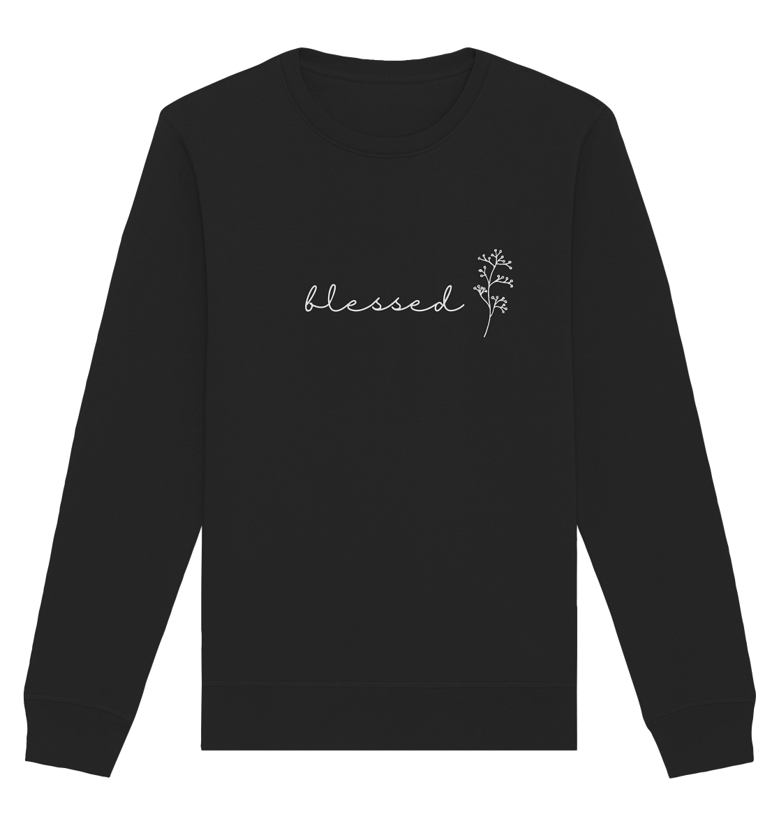 blessed - Organic Basic Unisex Sweatshirt - wertvoll und geliebt 