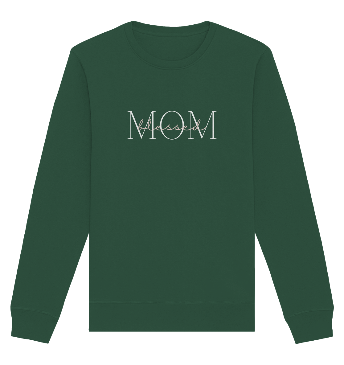 Blessed mom - Organic Basic Unisex Sweatshirt - wertvoll und geliebt 