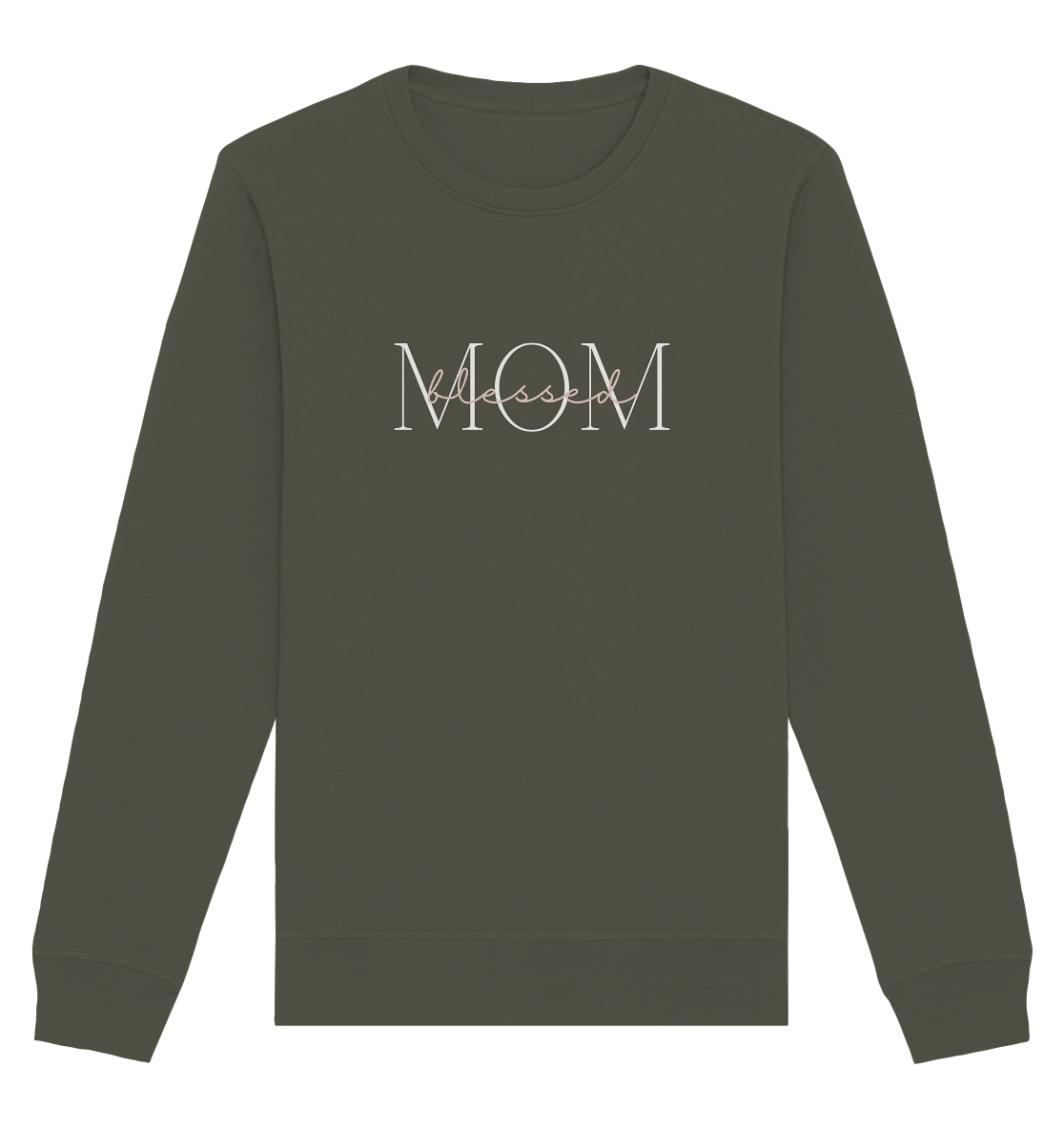 Blessed mom - Organic Basic Unisex Sweatshirt - wertvoll und geliebt 