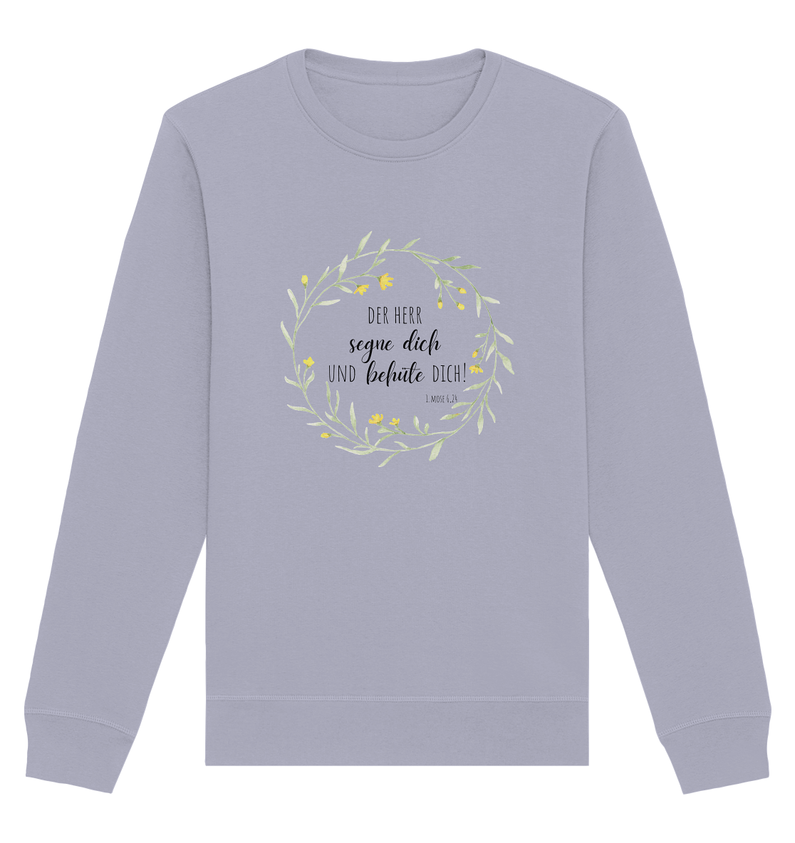 Der Herr segne Dich - Organic Basic Unisex Sweatshirt - wertvoll und geliebt 