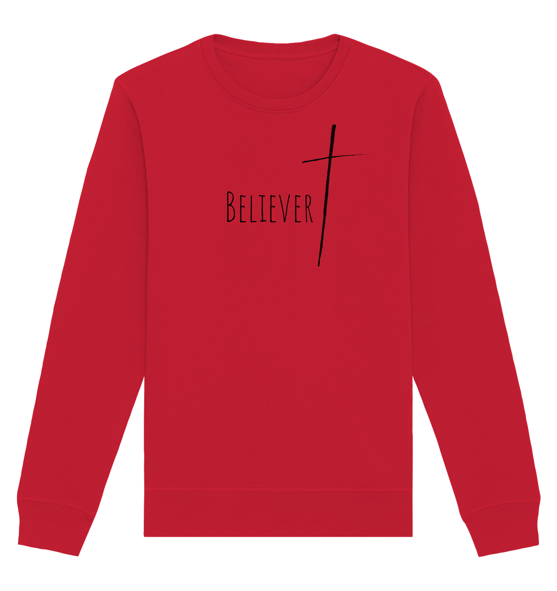 believer - Organic Basic Unisex Sweatshirt - wertvoll und geliebt 