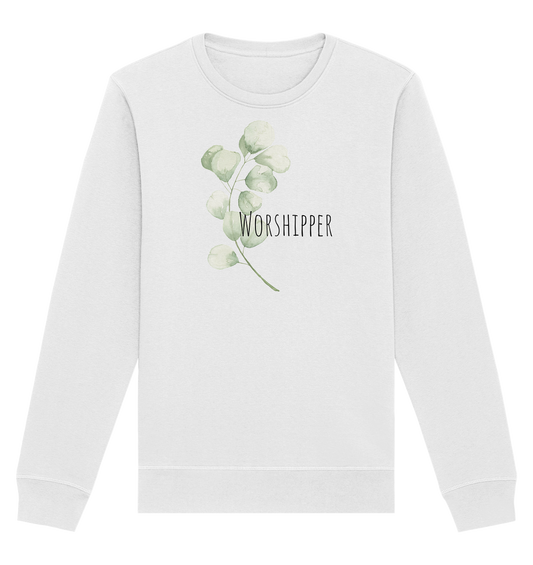 Worshipper - Organic Basic Unisex Sweatshirt - wertvoll und geliebt 