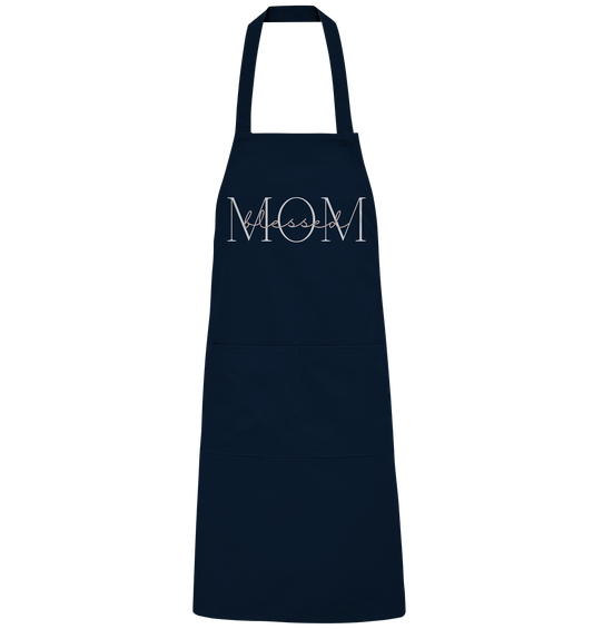 blessed mom - Organic Grillschürze - wertvoll und geliebt 