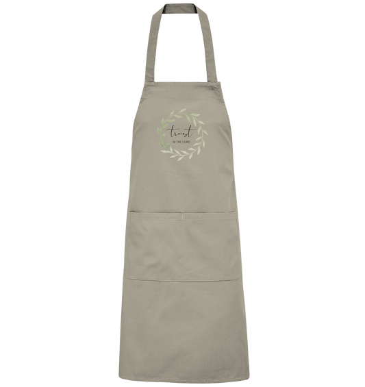 trust - Organic Grillschürze - wertvoll und geliebt 