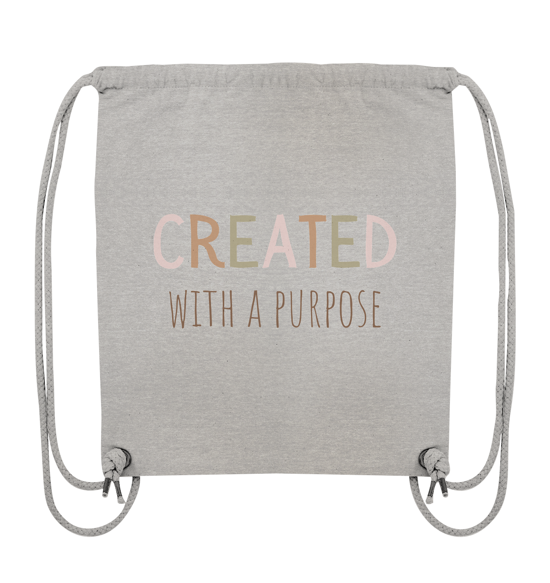 Created - Organic Gym-Bag - wertvoll und geliebt 