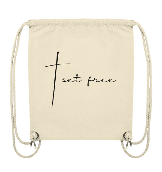 set free - Organic Gym-Bag - wertvoll und geliebt 
