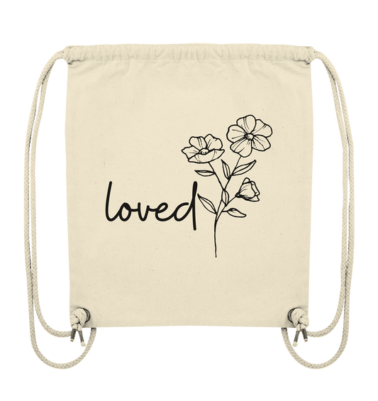 loved - Organic Gym-Bag - wertvoll und geliebt 