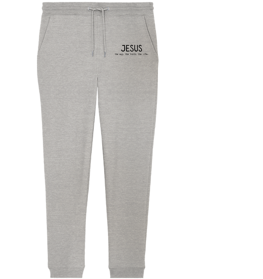 Jesus - the way. the truth. the life. - Organic Jogger Pants - wertvoll und geliebt 