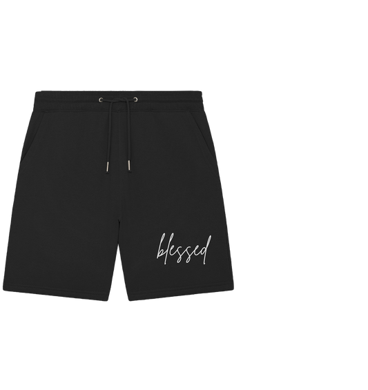 blessed - Organic Jogger Shorts - wertvoll und geliebt 