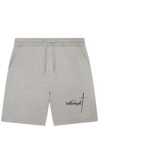 I am redeemed H - Organic Jogger Shorts - wertvoll und geliebt 