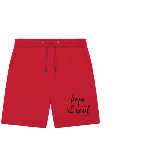 hope anchors the soul - Organic Jogger Shorts - wertvoll und geliebt 
