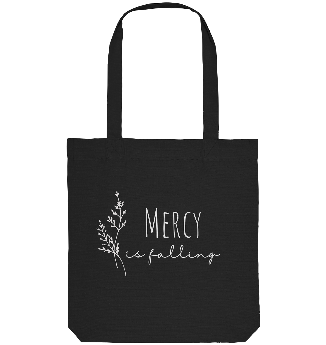 Mercy is falling - Organic Tote-Bag - wertvoll und geliebt 