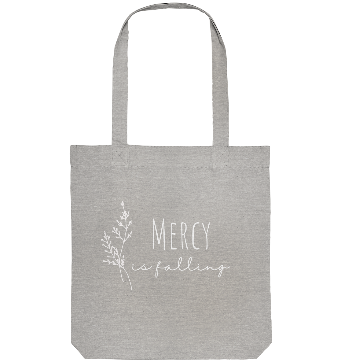 Mercy is falling - Organic Tote-Bag - wertvoll und geliebt 