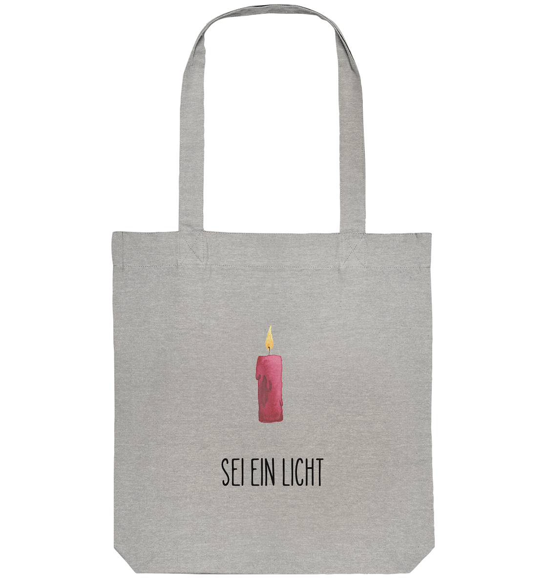 Sei ein Licht - Organic Tote-Bag - wertvoll und geliebt 