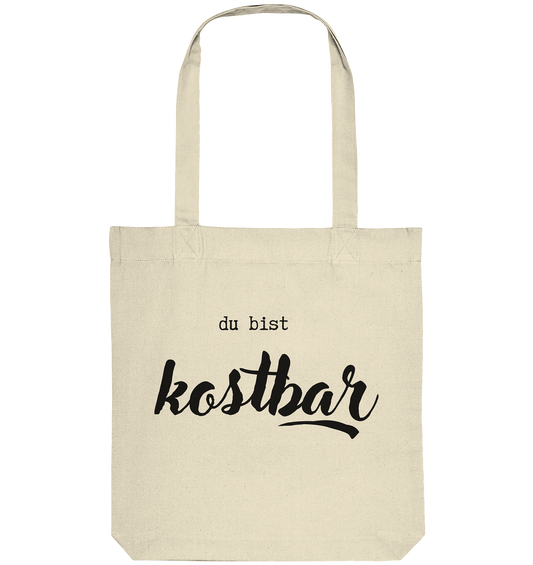 Kostbar - Organic Tote-Bag - wertvoll und geliebt 