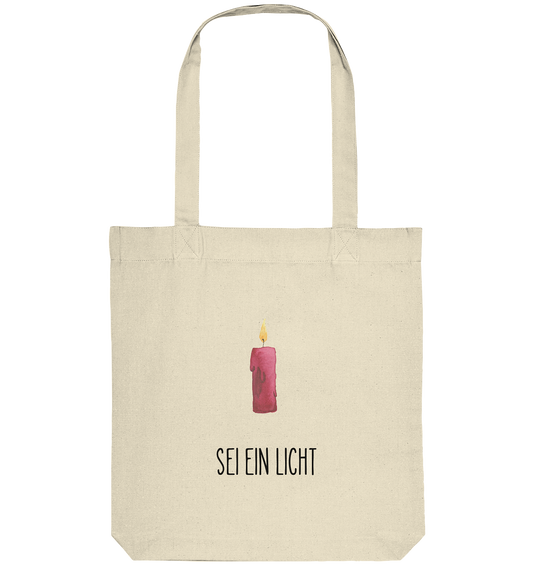Sei ein Licht - Organic Tote-Bag - wertvoll und geliebt 