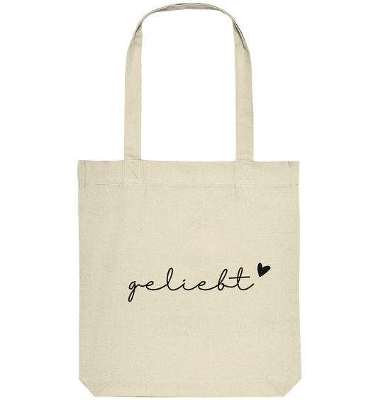 geliebt - Organic Tote-Bag - wertvoll und geliebt 