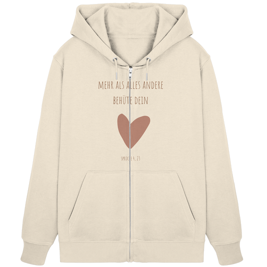 Behüte dein Herz - Organic Zipper - wertvoll und geliebt 