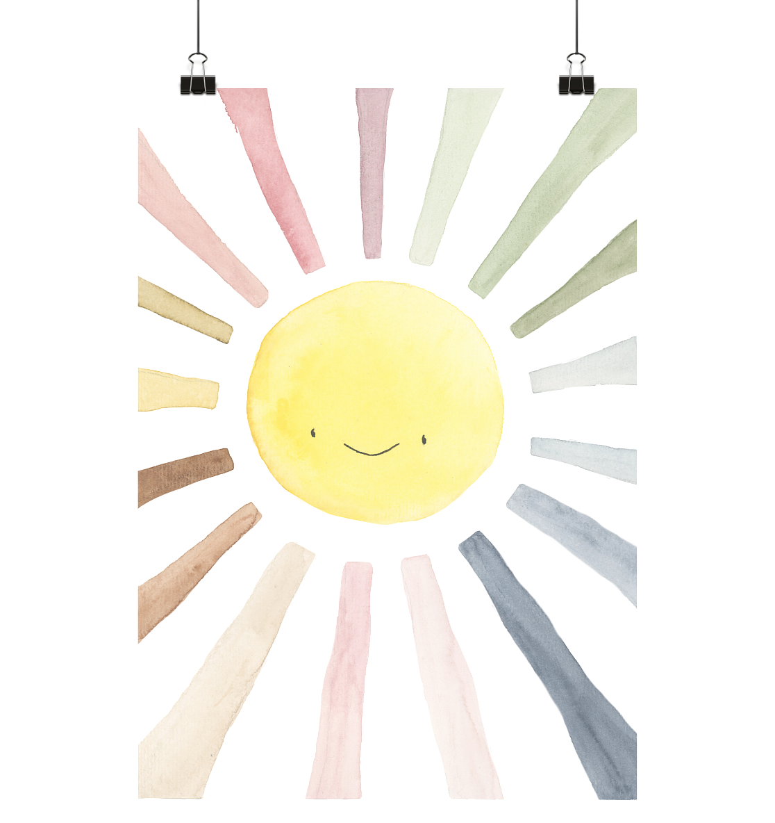 Sonne - Poster Din A4 (hoch) - wertvoll und geliebt 