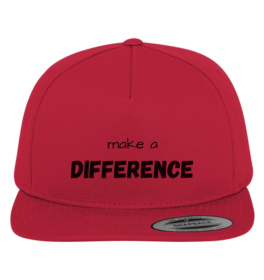 make a difference - Premium Snapback - wertvoll und geliebt 