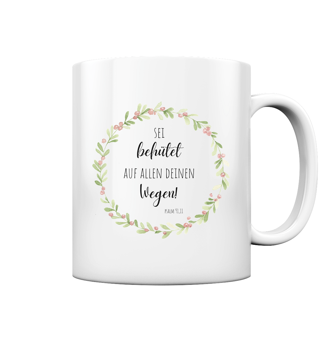 Sei behütet - Tasse glossy - wertvoll und geliebt 