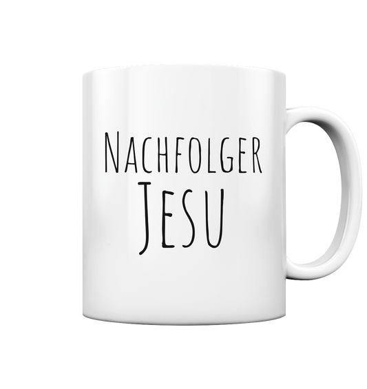 Nachfolger Jesu - Tasse glossy - wertvoll und geliebt 