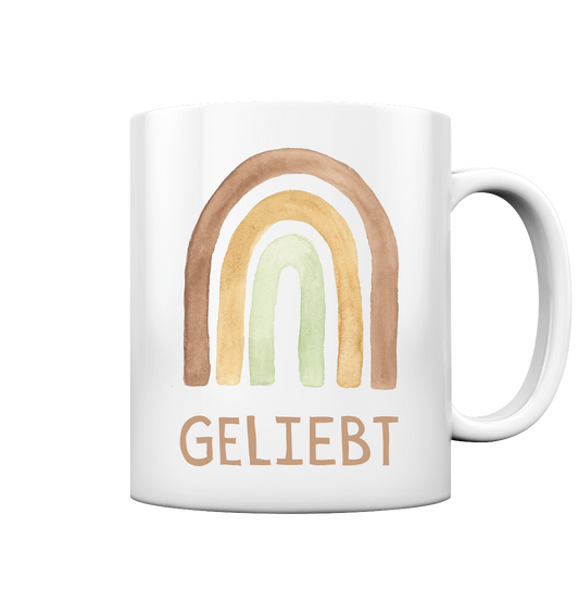 Geliebt Jungs - Tasse glossy - wertvoll und geliebt 