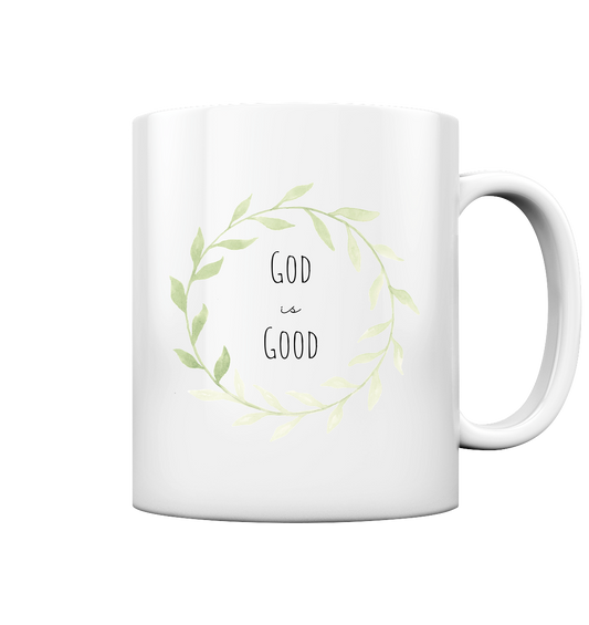 God is good - Tasse glossy - wertvoll und geliebt 