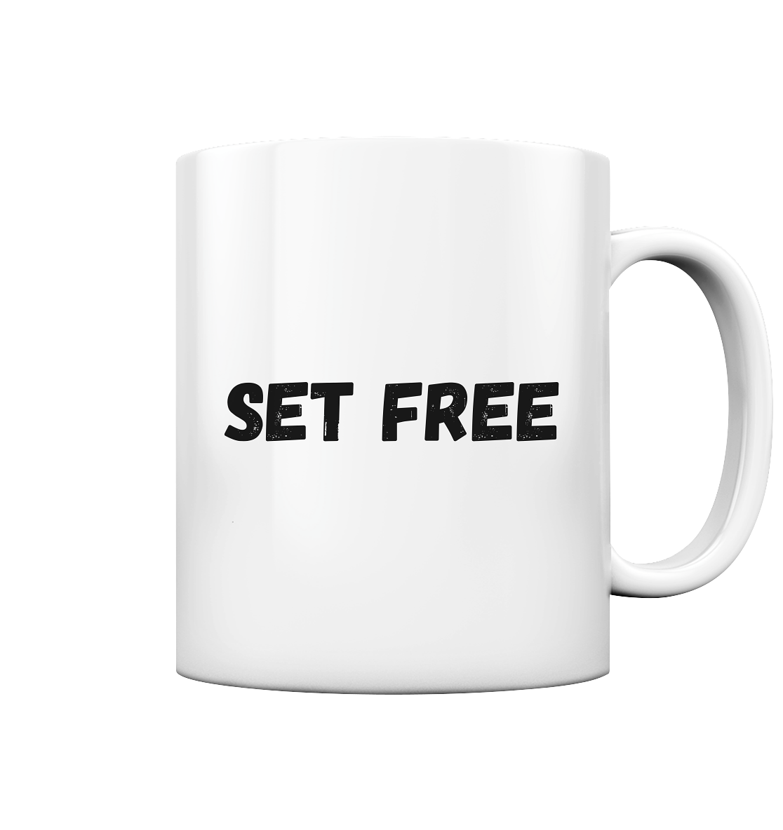 Set free - Tasse glossy - wertvoll und geliebt 