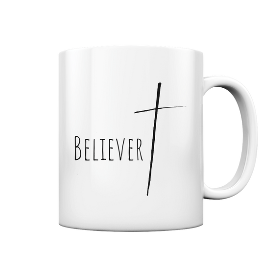believer - Tasse glossy - wertvoll und geliebt 