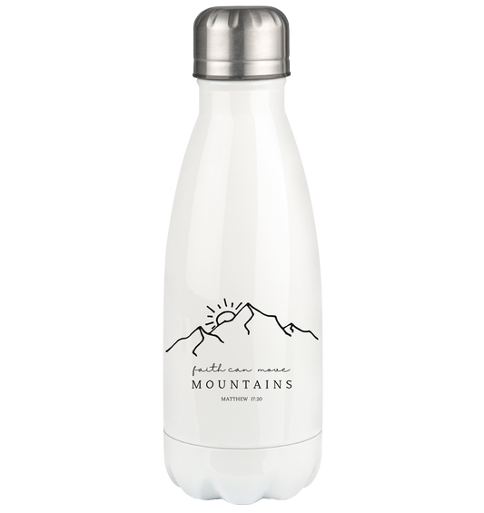 Faith can move mountains - Thermoflasche 350ml - wertvoll und geliebt 
