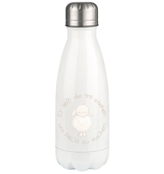 Er ließ die 99 stehen um Mich zu suchen - Thermoflasche 350ml - wertvoll und geliebt 