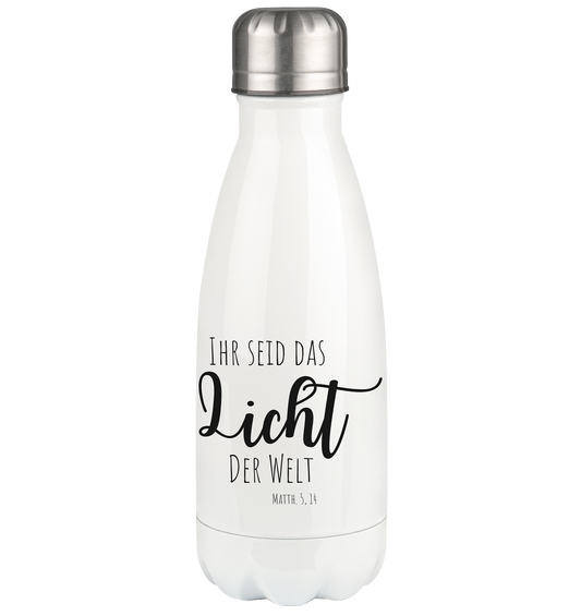 Ihr seid das Licht der Welt - Thermoflasche 350ml - wertvoll und geliebt 
