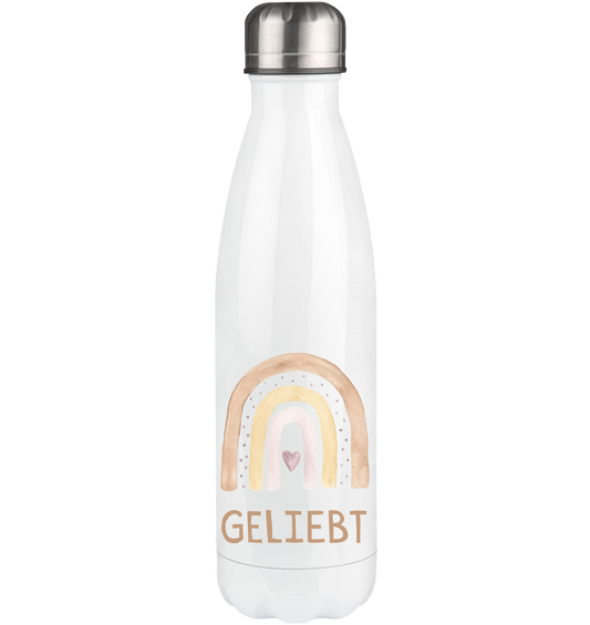 Geliebt Mädchen - Thermoflasche 500ml - wertvoll und geliebt 