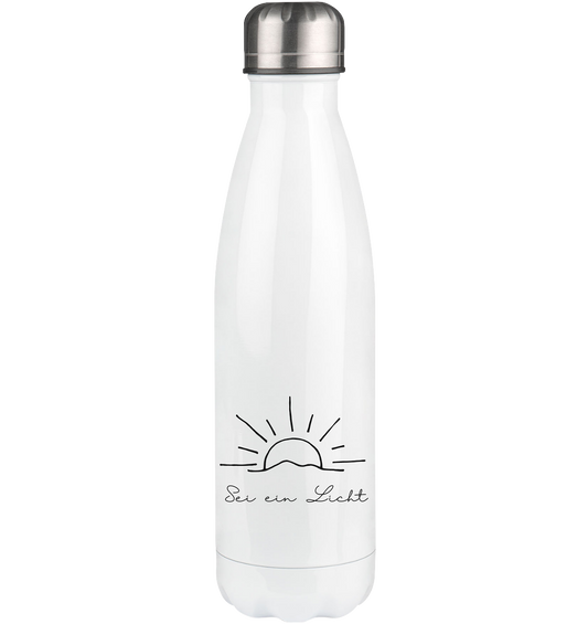 Sei ein Licht - Thermoflasche 500ml - wertvoll und geliebt 