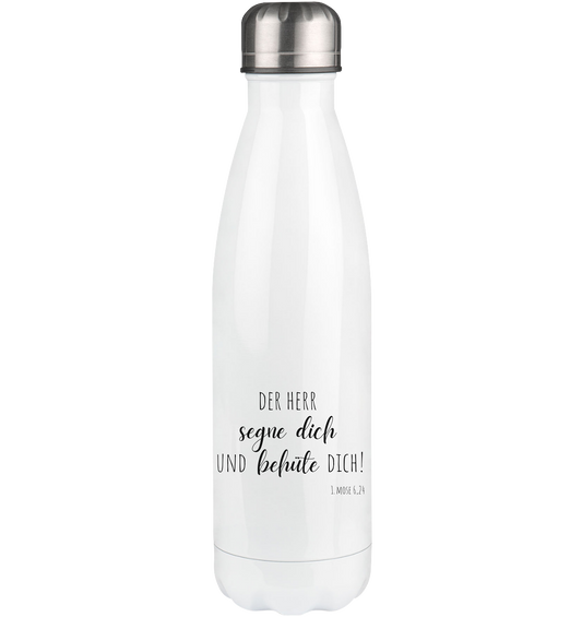 Der Herr segne und behüte Dich - Thermoflasche 500ml - wertvoll und geliebt 
