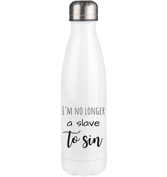 I´m no longer a slave to sin - Thermoflasche 500ml - wertvoll und geliebt 