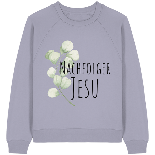 Nachfolger Jesu - Womens Organic Raglan Sweatshirt - wertvoll und geliebt 